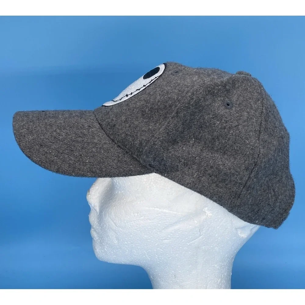 Disneyland Resort Jack Skellington Nightmare Before Christmas Gray Wool Hat Cap